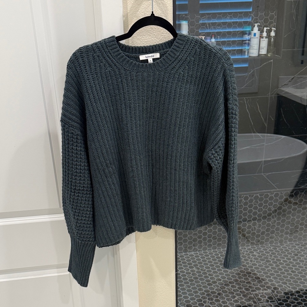 Women's Splendid Green Sweater